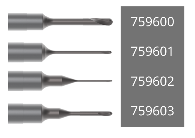 Fraise Roto RFID Grey 0.3 (queue de 6mm)