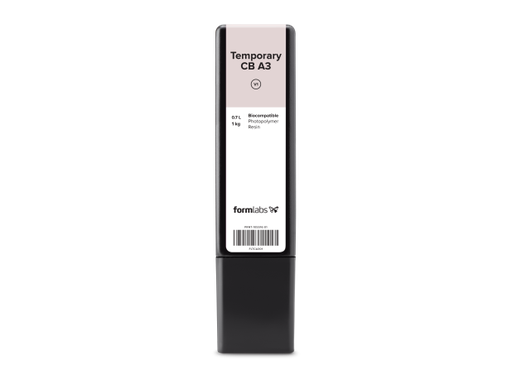 [RS-F2-TCA3-01] Cartouche Résine Formlabs - Temporary CB A3 (Form3)