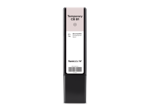 [RS-F2-TCB1-01] Cartouche Résine Formlabs - Temporary CB B1 (Form3B)
